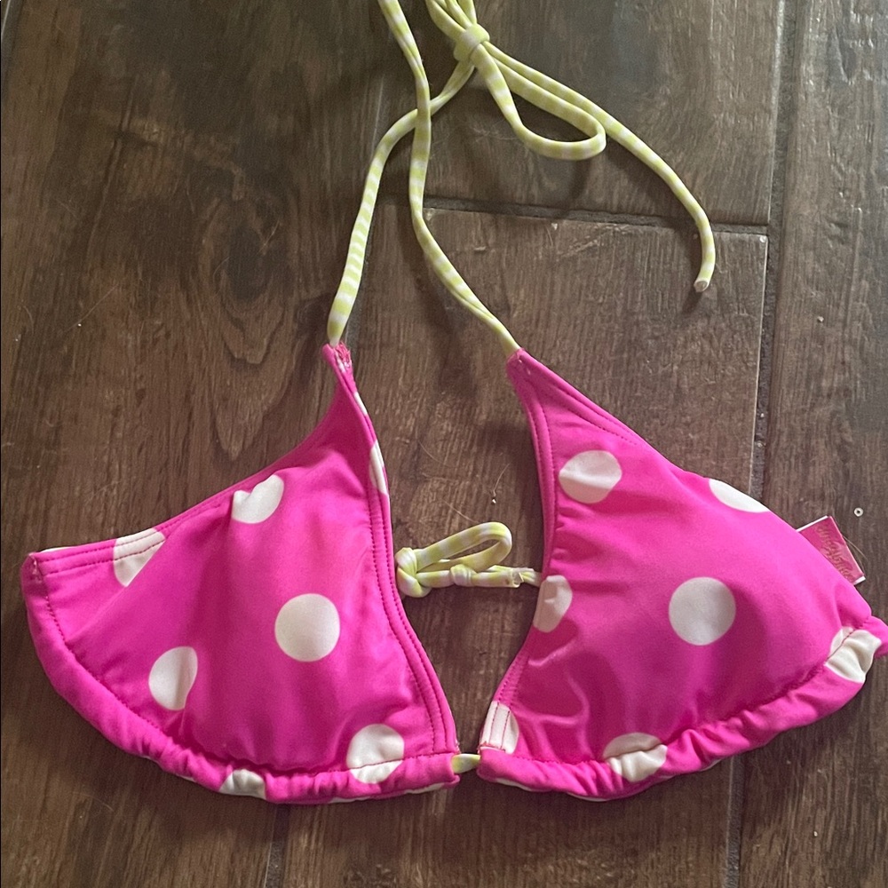 Billabong Pink Polka Dot Bikini - Picture 5 of 8